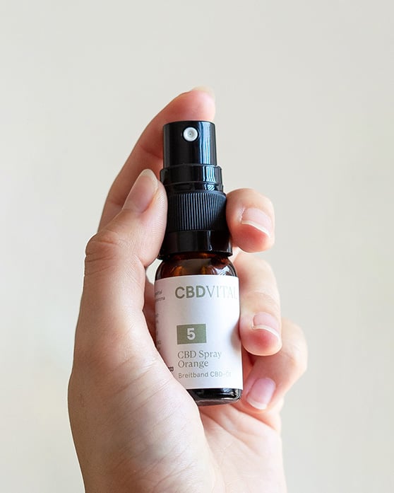 Spray CBD utilisation