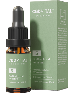 BIO CBD Breitband PREMIUM Öl 5%