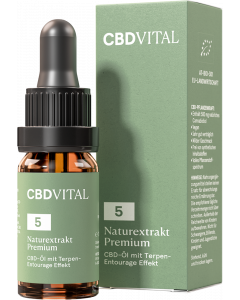 BIO CBD Naturextrakt PREMIUM Öl 5%